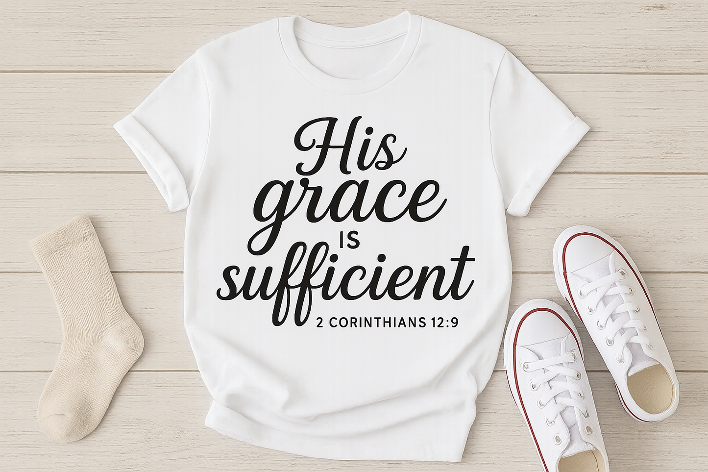 His Grace is Sufficient T-shirt