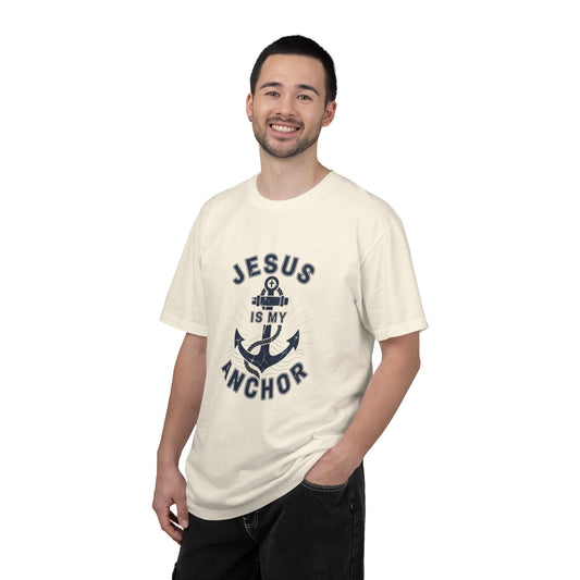 Jesus Is My Anchor T‑Shirt — Nautical Christian Faith Tee