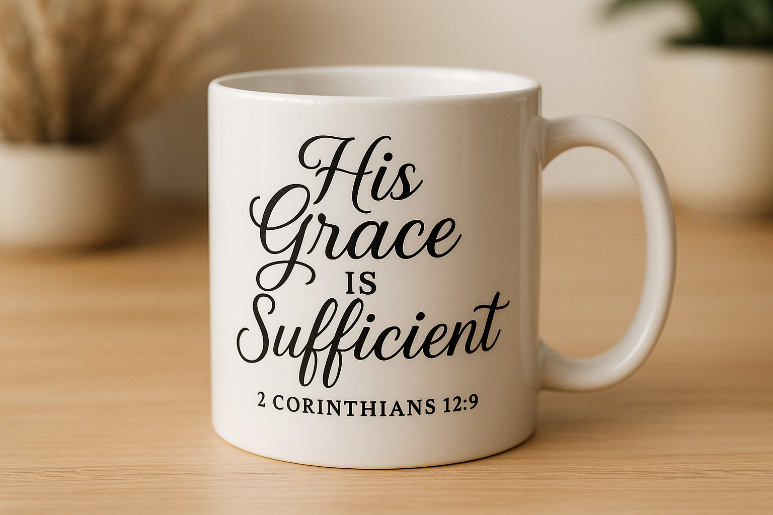 His Grace is Sufficient Coffee Mug