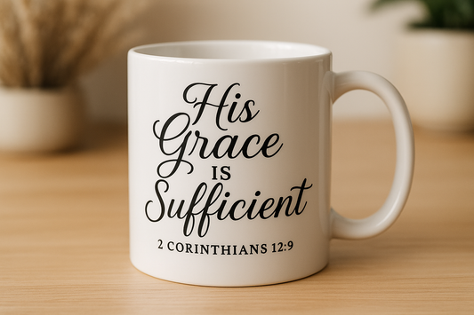 His Grace is Sufficient Coffee Mug