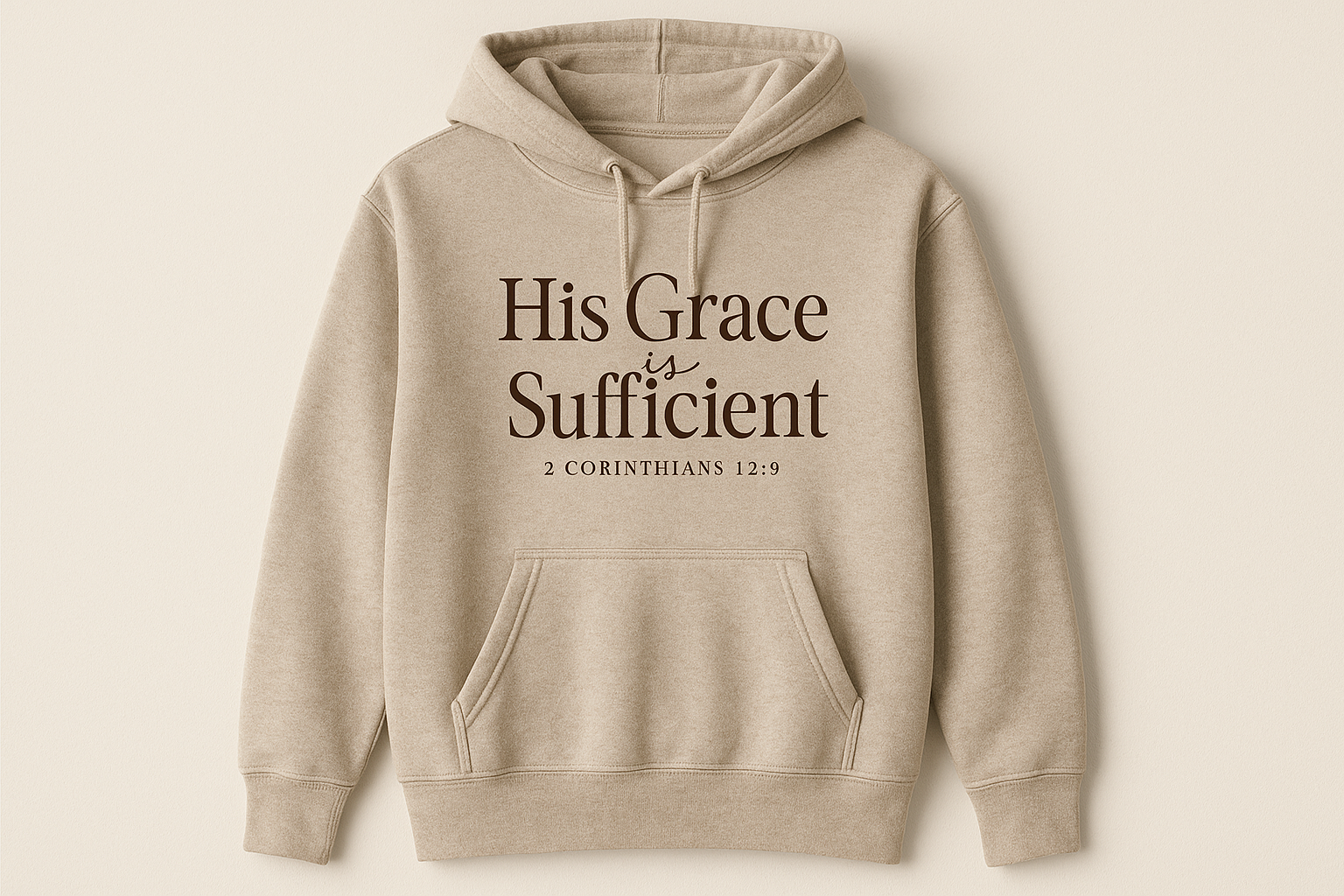 His Grace is Sufficient Hoodie