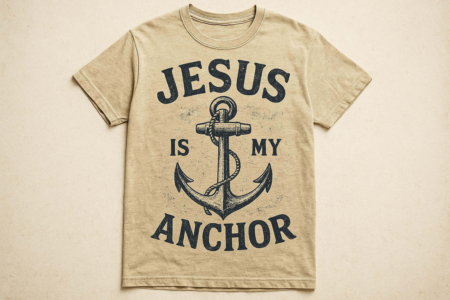 Jesus is My Anchor Vintage Tee