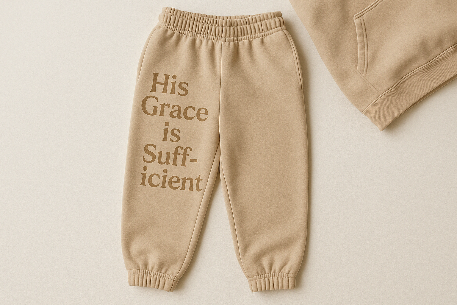 Neutral Beige Sweatpants